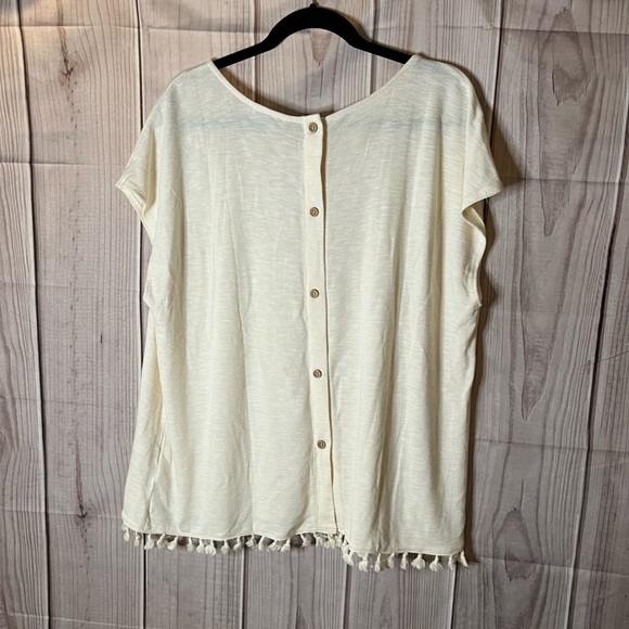 Ricki’s Short Sleeve Top With Buttons Sz XXL - Picture 2 of 6